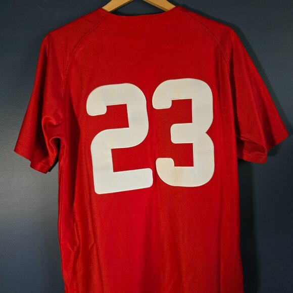 BHAM Jersey V2 Red M #23 Birmingham Black Barons Authentic Negro Leagues - Picture 8 of 8